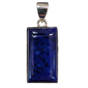 Pendente in lapis lazulis rettangolare