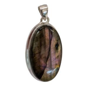 Pendente in labradorite viola