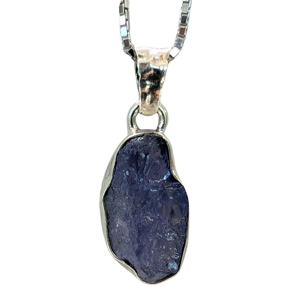 Pendente in tanzanite TANP10 2 Pendente in tanzanite free form