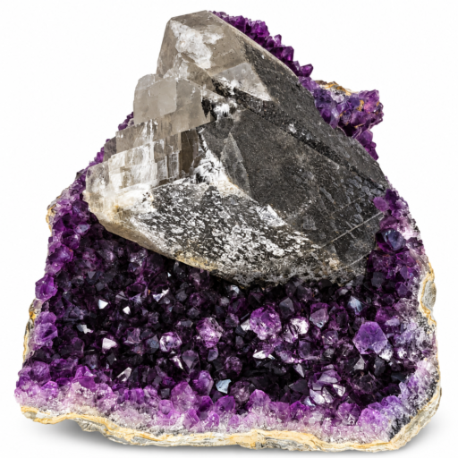 Drusa Ametista con Calcite