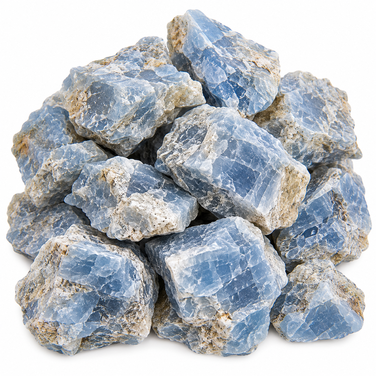 Calcite Blu Grezza Naturale 1 Calcite Blu Grezza Naturale