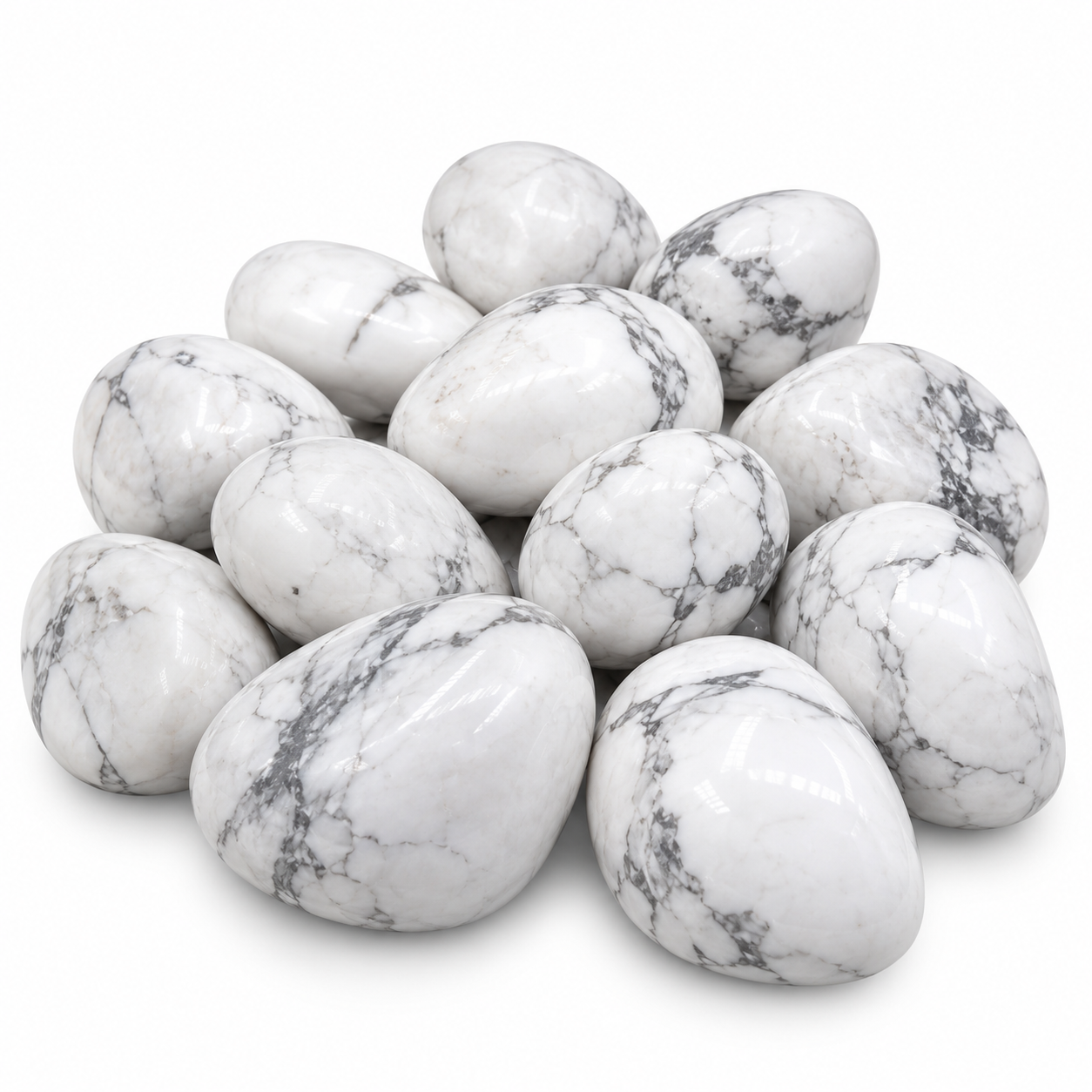 Howlite Burattata Naturale 1 Howlite Burattata Naturale
