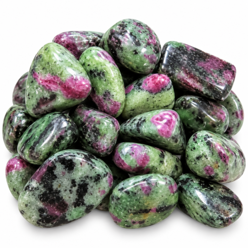 Ruby Zoisite Burattata Naturale