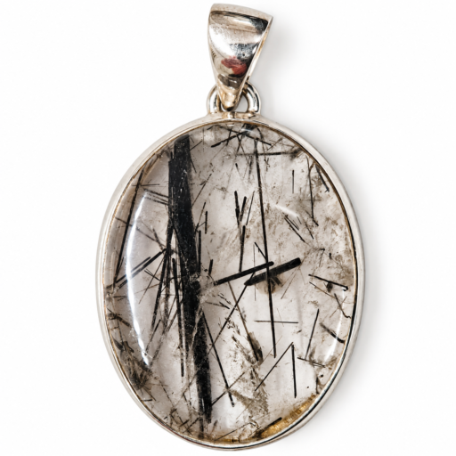 Pendente In Rutile Nero