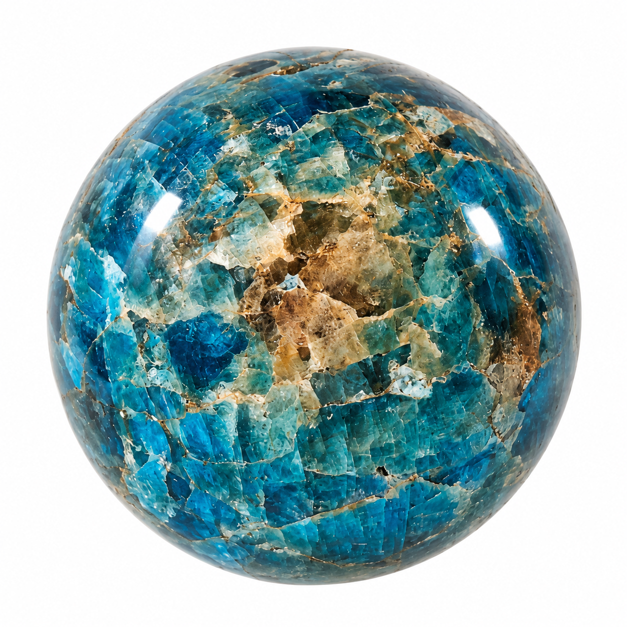 Sfera in Apatite Blu 1 Sfera in Apatite Blu