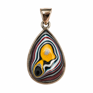 Pendente in fordite a forma quadrata FORPE06