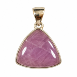 Pendente a triangolo in Kunzite