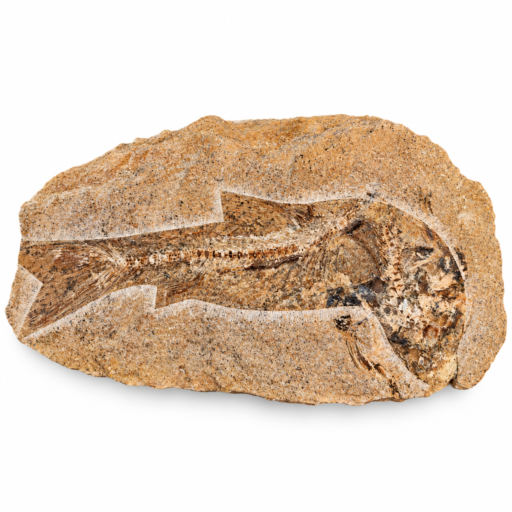 Racolepis Pesce Fossile dal Brasile