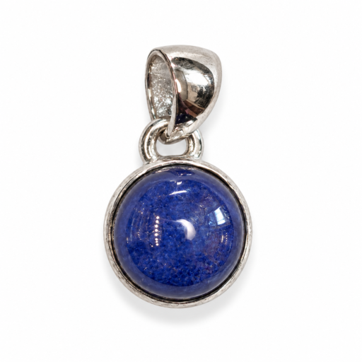 Pendente in Tanzanite rotondo